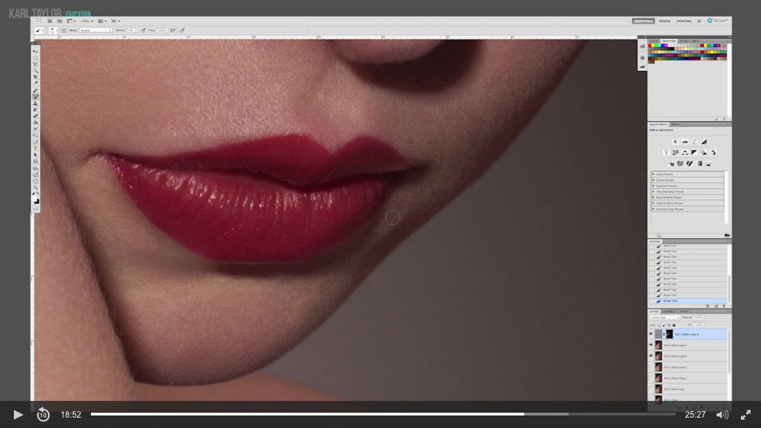 Beauty-Style Photography Retouch: Colour Adjustments