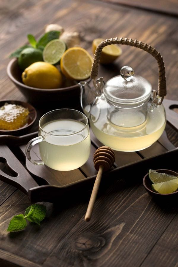 Final ginger and lime tea image