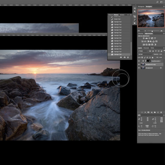 Coastal Sunset Shoot Post Production