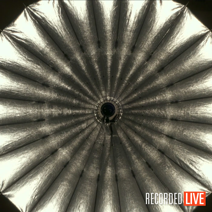 Inside of parabolic reflector