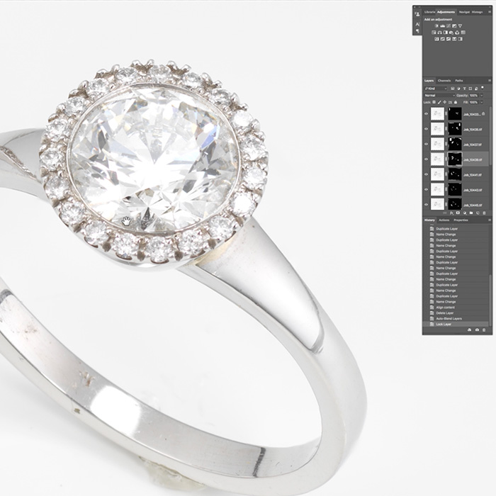 Diamond Rings | Post-Production (Focus Stacking)