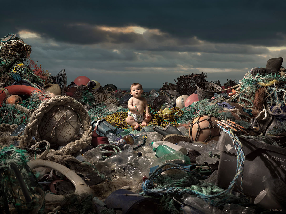 Ocean pollution awareness image by Karl Taylor
