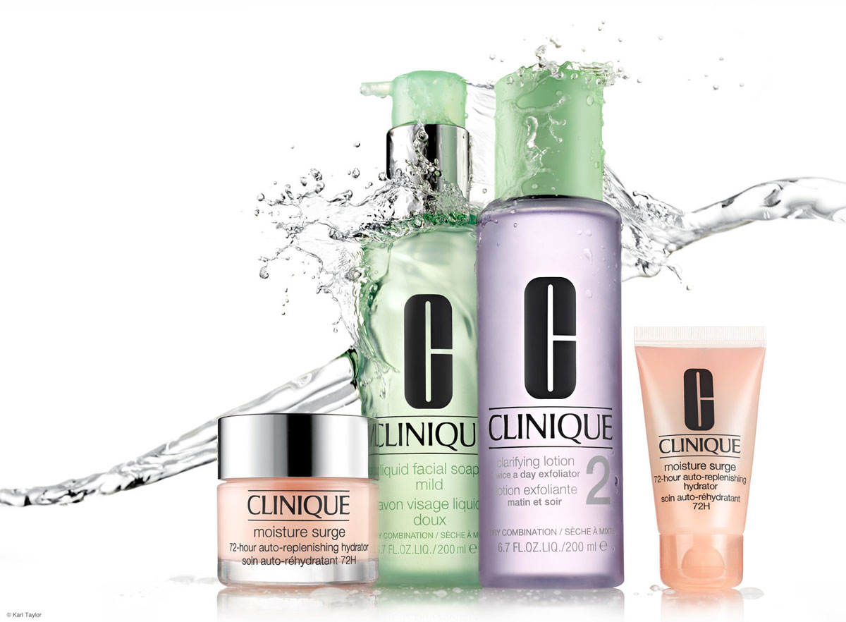 Clinique product photography example