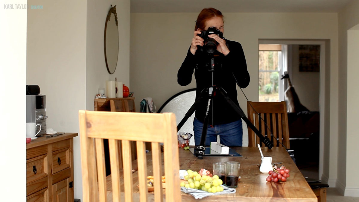 Food photography at home