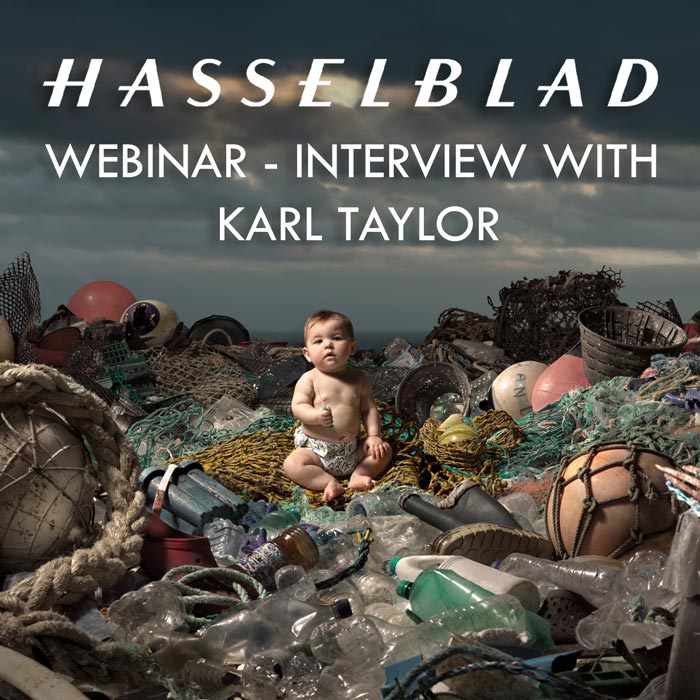 Poster for Hasselblad webinar with Karl Taylor