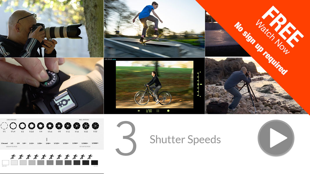 Watch class - Shutter speed in photography