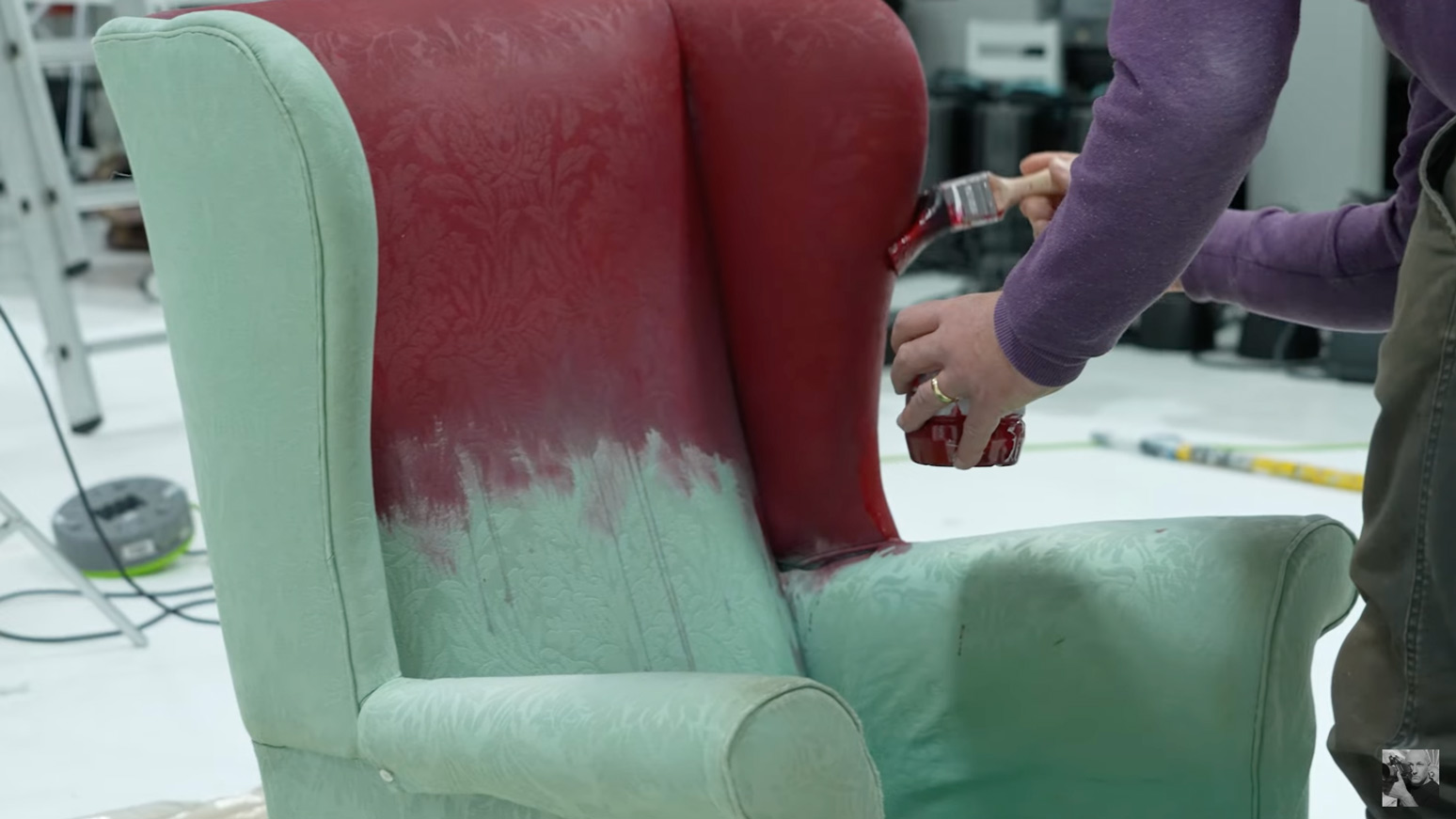 Painting the chair